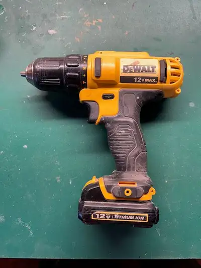 12 VOLT cordless Drill, with two good batteries and charger asking $60.00 located in St Margaret's B...