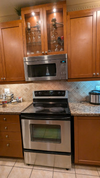 Stainless Steel Range and Microwave for SALE