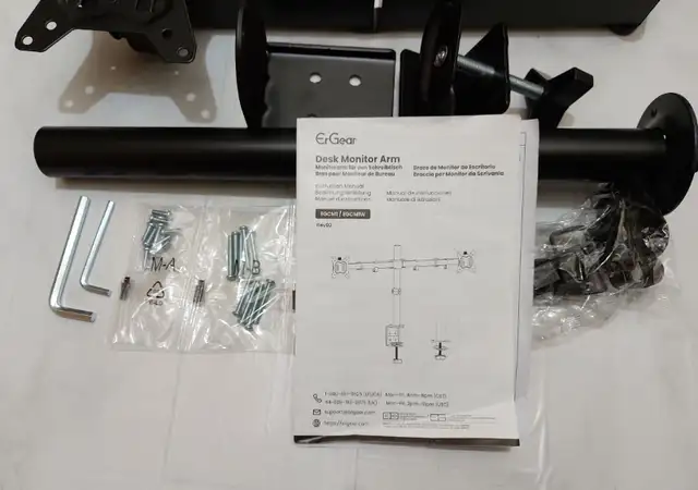 ErGear Dual Monitor Desk Mount, Fully Adjustable  Arm62864744030594123