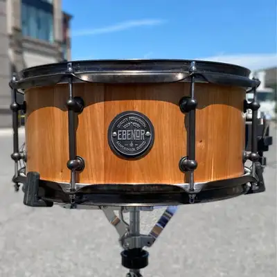Ebenor 14x6.5 Custom Apple Wood Stave Snare Drum, View more