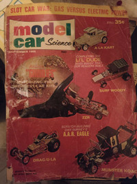 Vintage model car mag
