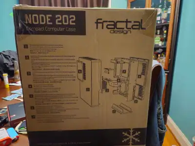 Fractal Design Node 202 - SFF Mini-ITX Case. Like New in Box, View more
