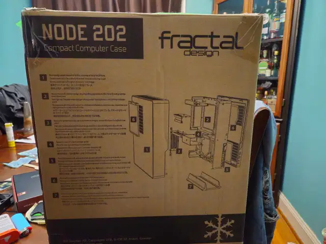 Fractal Design Node 202 - SFF Mini-ITX Case. Like New in Box in System Components in City of Toronto - Image 2