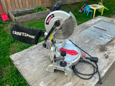 10" compound miter saw Craftsman, View more