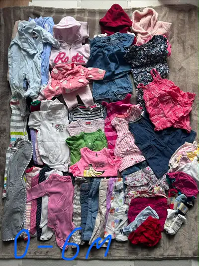 (SOLD) Baby clothes 0-6m & shoes (over 145 pieces), View more