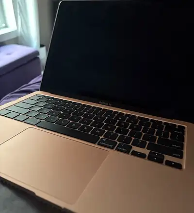 Excellent condition, used for school and no longer need, comes with charger, clear case, pink carrie...