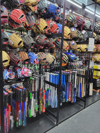 Baseball Softball Gloves, Bats, Helmets, Cleats and more