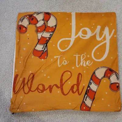 Four Christmas pillow covers, 17x17 inches - NEW, View more