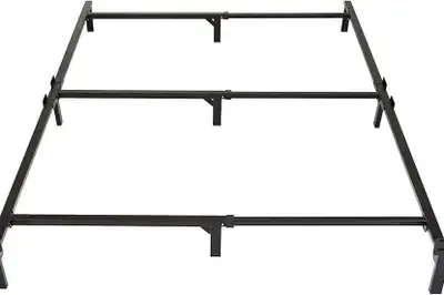 Queen-sized box spring and frame - FREE, View more