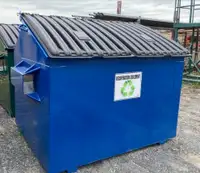 Conteneur à déchet ou recyclage 4 verges chargement avant - neuf
