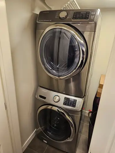Samsung Washer & Dryer Stackable set for sale, View more