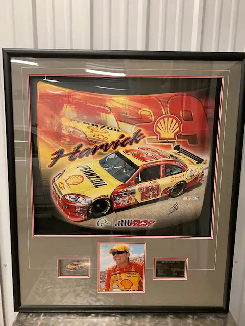 Nascar Driver Framed Picture with Kevin Harvick 38"Wx45"H62863271628547124