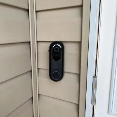 Doorbell security cameras -  no monthly fee , View more