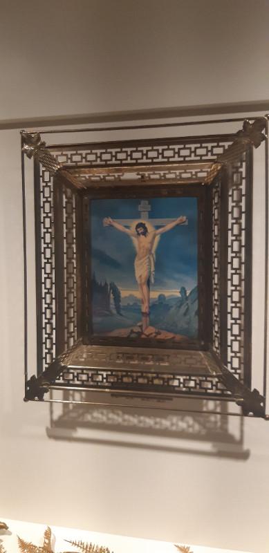 Image religieuse  de Jésus Vintage de type Lenticulaire dans Art et objets de collection  à Sherbrooke - Image 2