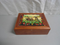 Wooden Jewelry Box With Fancy Top