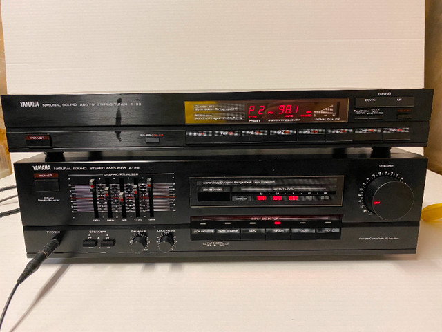 Yamaha A-29 Integrated Amplifier and Yamaha T-33 Tuner in General Electronics in City of Toronto