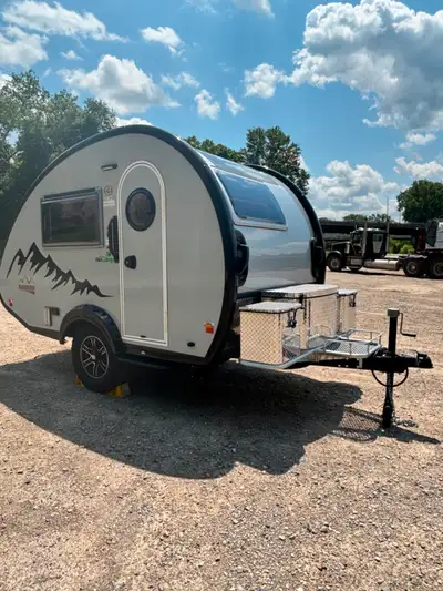 Iconic teardrop camper that sets the trend for tiny camping without compromising on the essentials....