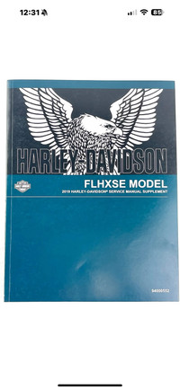 Harley Davidson FLHXSE 2019 CVO Service Manual Supplement 