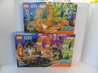 Lego  City: Chimpanzee Stunt Loop et Double  Loop  (Neufs)