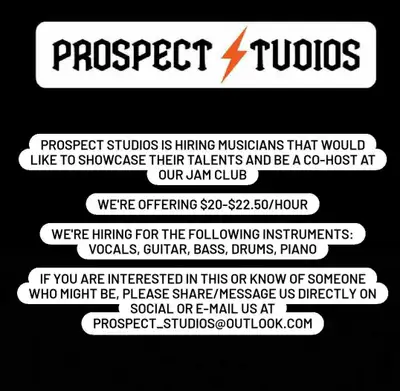 Hiring Musicians, View more