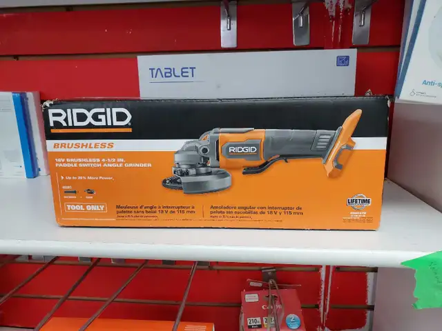 RIDGID 18V Brushless Cordless 4-1/2 in. in Power Tools in City of Toronto - Image 2