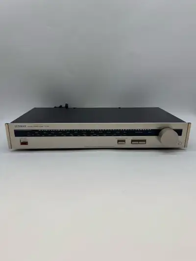 Luxman T-210L AM/FM Stereo Tuner Vintage Silver Tested Working , View more