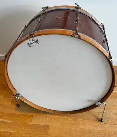 Vintage Ludwig 28” bass drum, View more