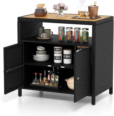Outdoor Storage Cabinet / Patio Bar - Brand new, View more