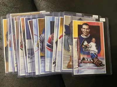 1992 1993 LEGENDS OF HOCKEY POSTCARD SET, View more