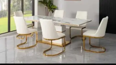Marble Dining Table Set, View more