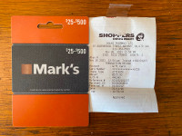 Marks (Work Warhorse) $100 gift card for $65