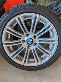 BMW rim with contiprocontact SSR runflat 225/45/17