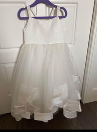 A-Line Spaghetti Strap Tulle Knee-Length toddler girl dress