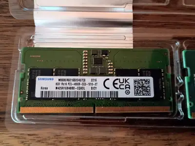 Mémoire RAM DDR5 Samsung 8GB 1Rx16 PC5-4800B-SC0-1010-XT, View more