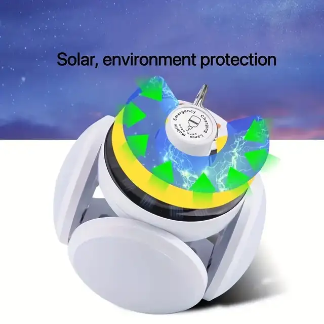 Lanterne lampe ventilateur camping  solaire LED fan solar lamp in Indoor Lighting & Fans in Laval / North Shore - Image 5
