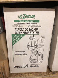 NEW Zoeller 508-005 Aquanot 508 Sump Pump Battery Back-up