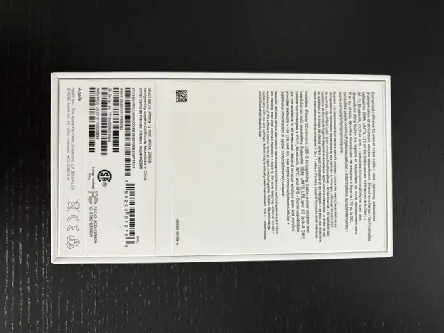 Apple iPhone 12 mini Box and Clear Case MagSafe in Cell Phone Accessories in Downtown-West End - Image 4