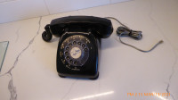 Rotary dial Phones , Bell vintage, wired RJ11 Modular wall cable