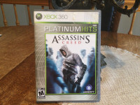 XBOX  360  PLATINUMHITS. Assasin 's Creed comme neuf idée cadeau