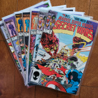 Comic Books-Secret Wars and Secret Wars II