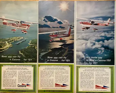 Each ad is 8$ each or buy the lot for 21$. These are 1966-67paper advertisements. Dimensions : Each...