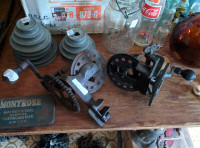 Antique apple peeler