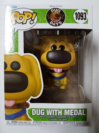 Dug with Medal #1093 Funko Pop Disney Pixar Dug Days Figure