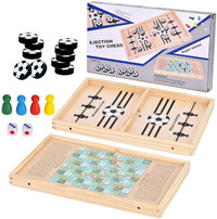 2 in 1 Family Board Game, Snakes and Ladders/Football Winner