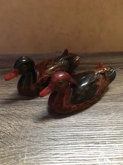 2 plastic ducks, View more