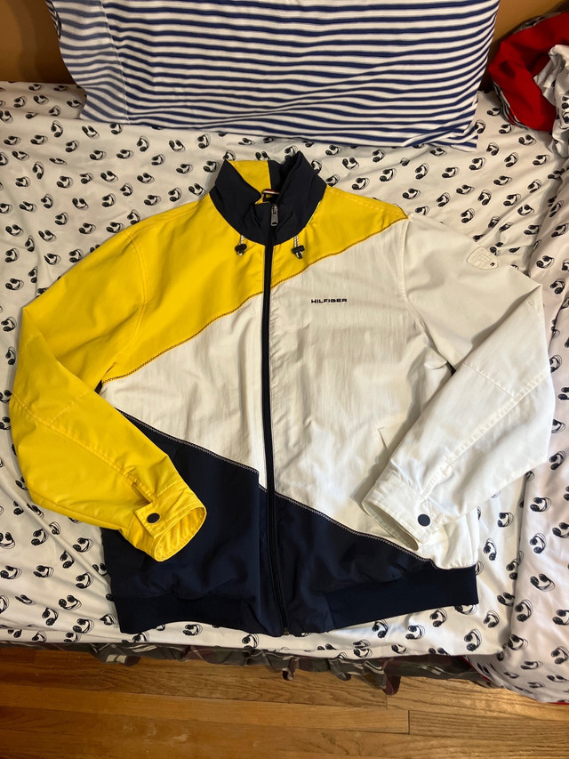 Tommy Hilfiger Jacket Yellow/White/Navy Large in Men's in City of Toronto