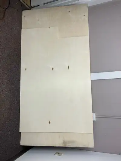 1/2” sanded aspen plywood from home depot. 1 full sheet and about 2/3 of a sheet. Moving out of curr...