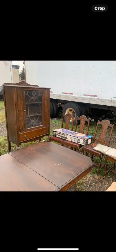 antique dining set, View more