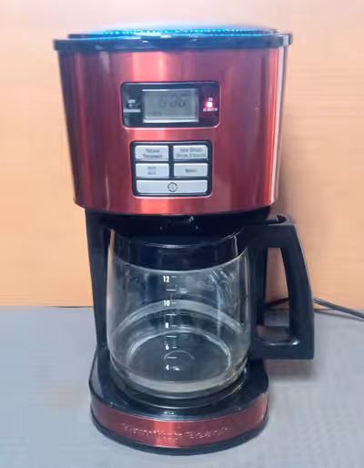 Hamilton Beach 12 Cup Programmable Coffeemaker 12 cup capacity • Programmable LCD clock • Auto shut-...