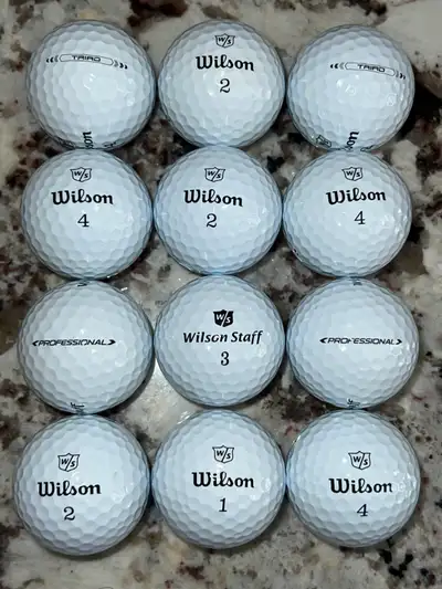 Wilson Triad & Professional used golf balls excellent condition, View more